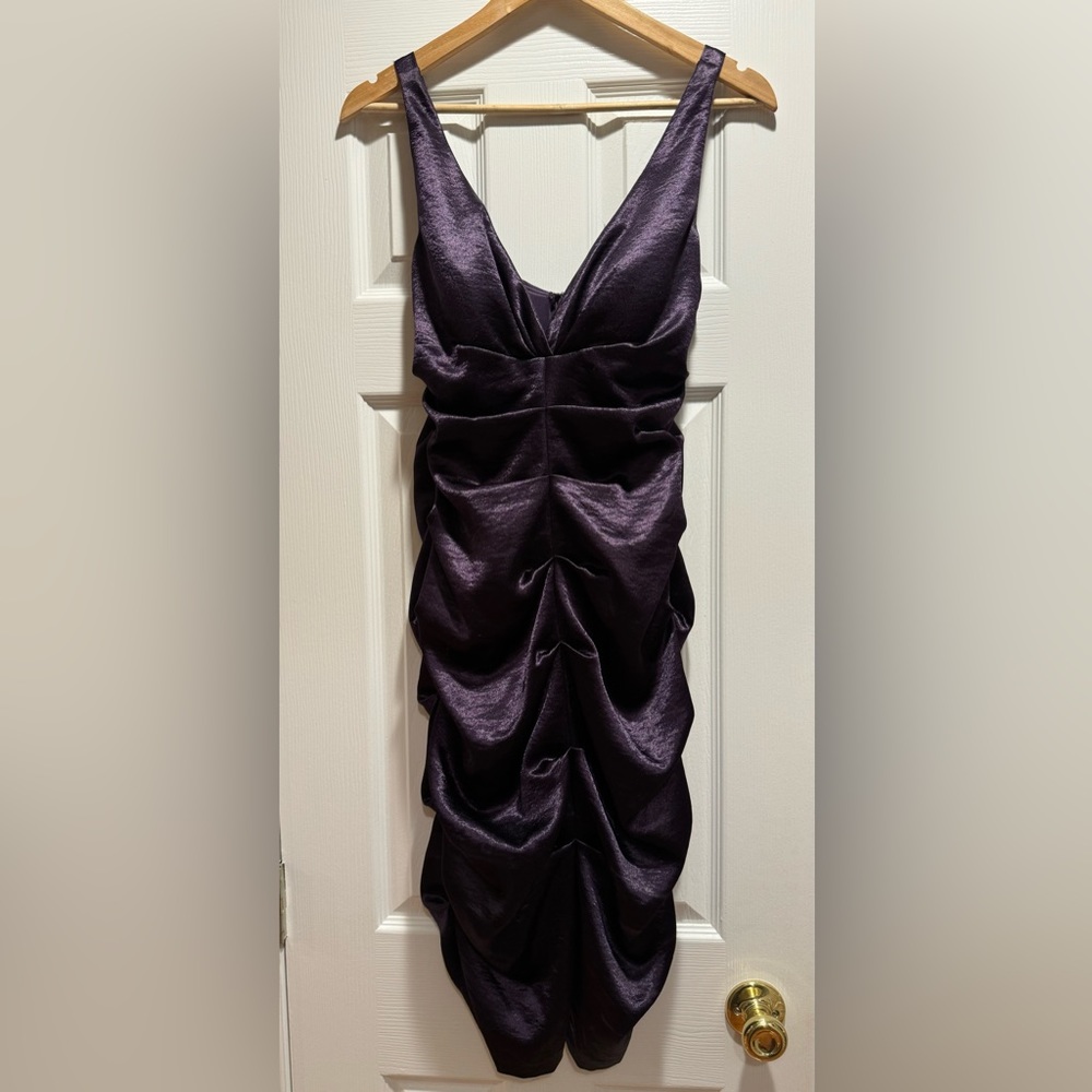 Xscape Satin Cocktail Dress